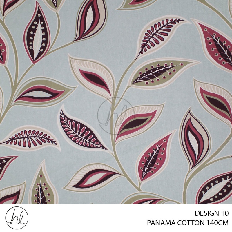 PANAMA COTTON CANVAS BUY10M OR MORE R69.99 PM DESIGN 10 140CM PER M DUCK EGG