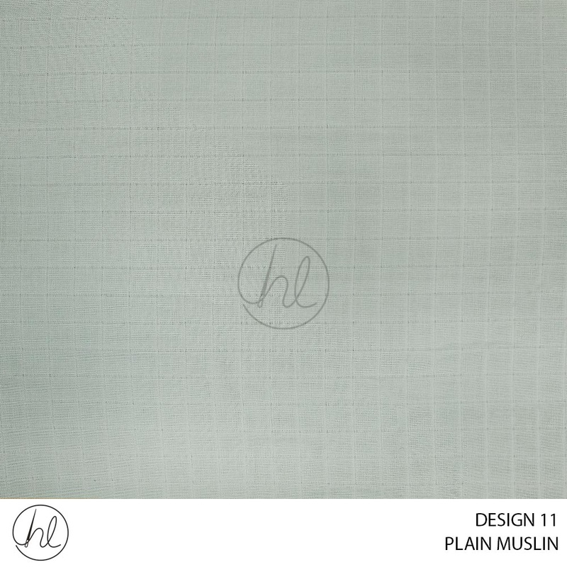 PLAIN MUSLIN DESIGN 11 160CM PER M DUCK EGG