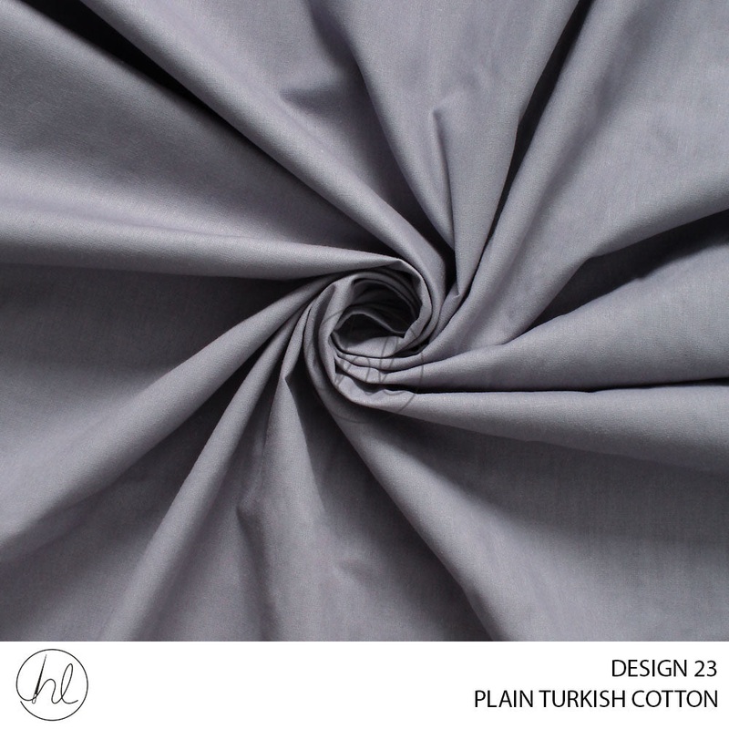PLAIN TURKISH COTTON DESIGN 23 MAUVE 235CM PER M