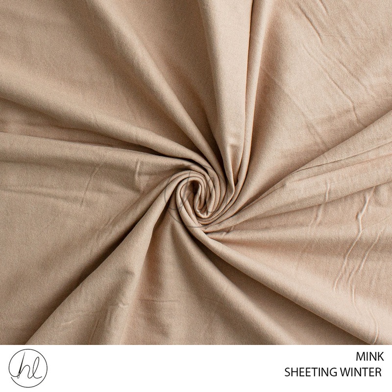 SHEETING WINTER 240CM  MINK ROLL ROLL 001