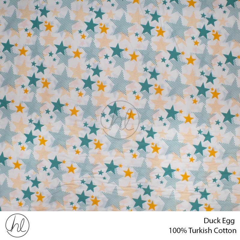 100% Cotton Prt Stars Big