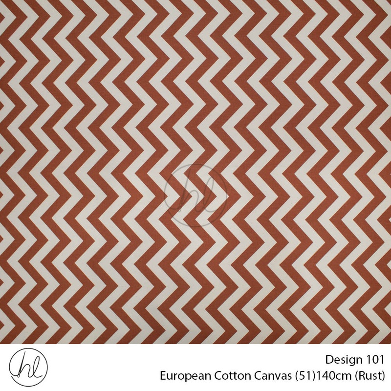 Cotton Canvas Zig Zag