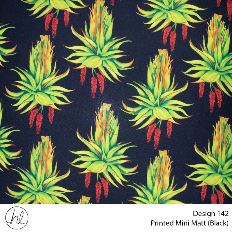 Mini Mat Prt Aloe fabric