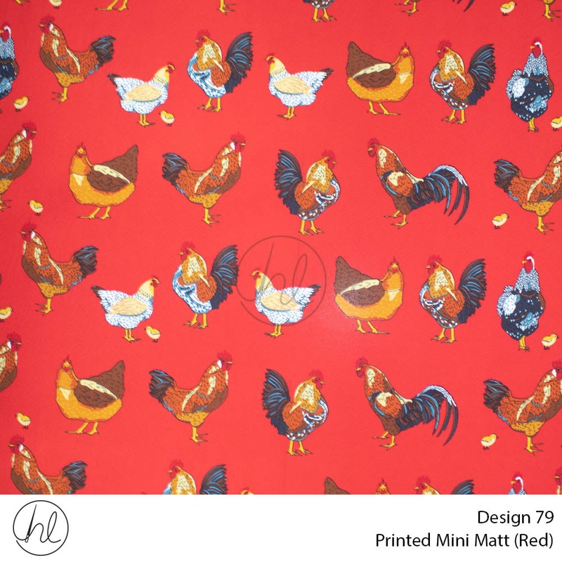 Mini Mat Prt Chicken/Chick fabric
