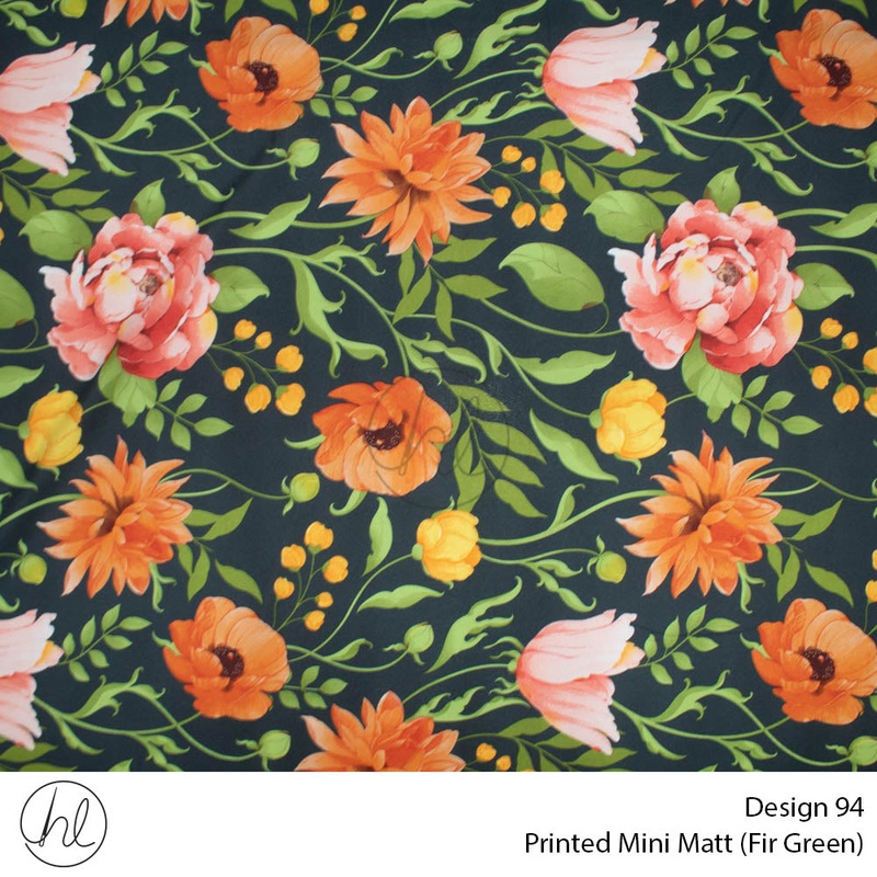 Mini Mat Prt Poppy fabric
