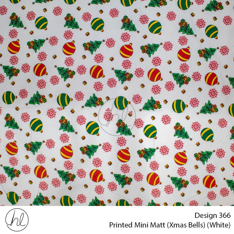 Mini Mat Prt Xmas Bells