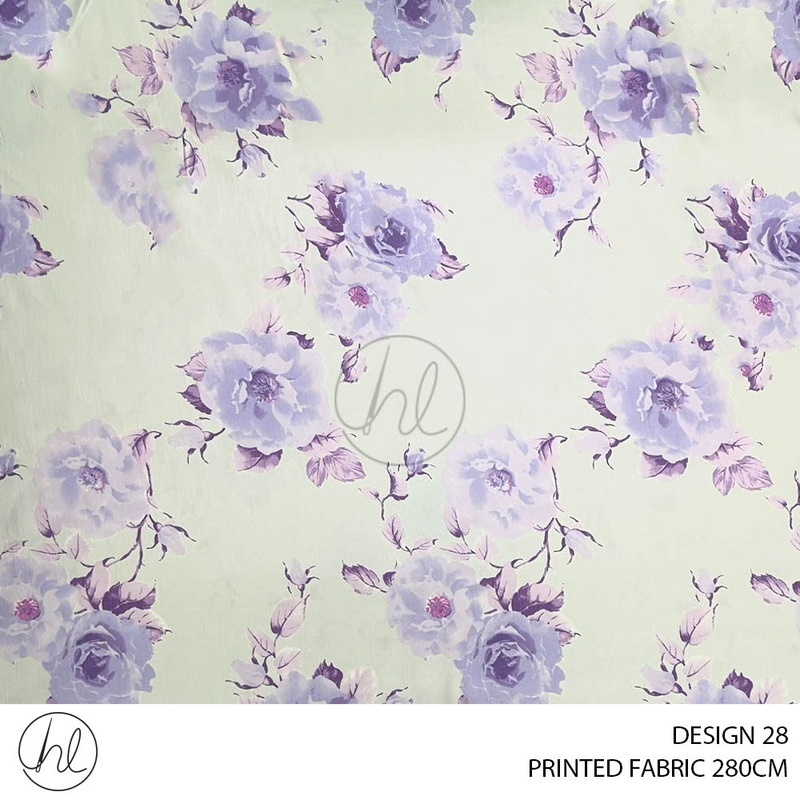 PRINTED FABRIC DESIGN 28 280CM PER MBUY 20M OR MORE FOR R69.99