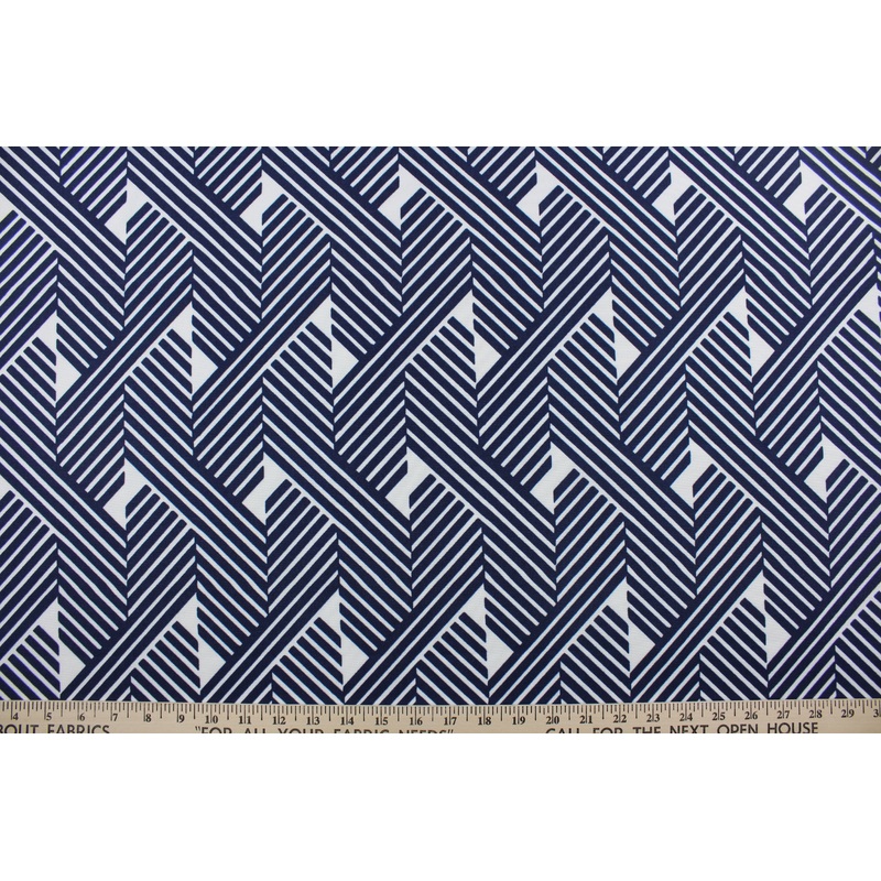 Robert Allen Knot Stripe in Navy