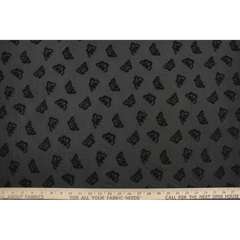 Stretch Lace Fabric in Mesh Black