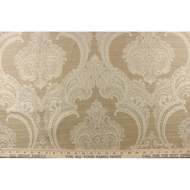 Carlisle Delightful Paisley Jacquard Fabric in Hazlewood