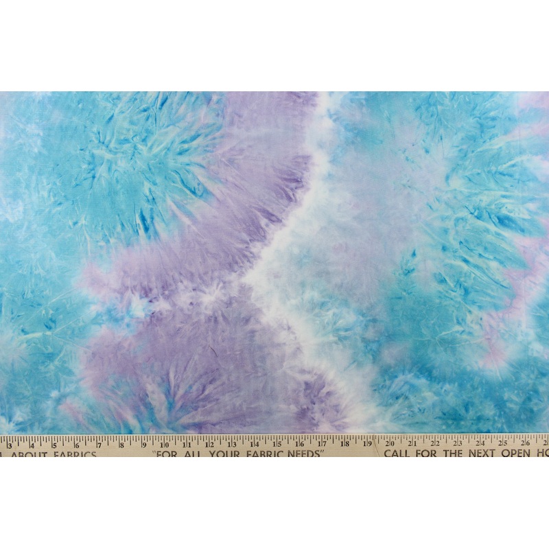 Lycra Tie Dye  in Stormy Blue