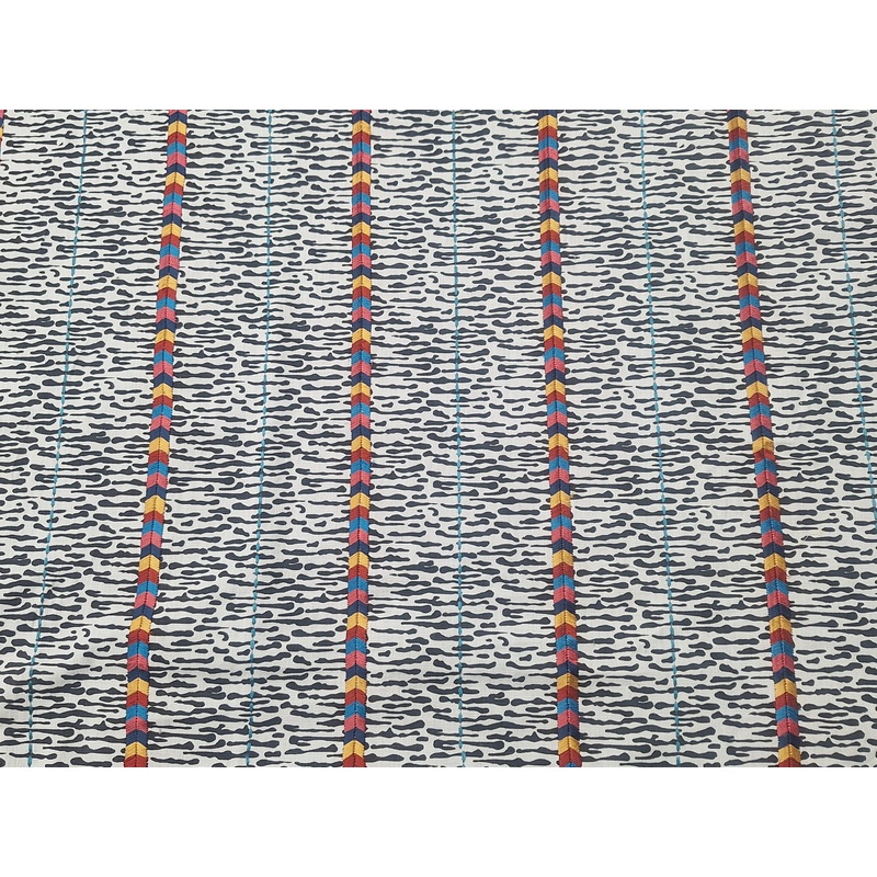 P/Kaufmann Kahl Printed & Embroidered Fabric in Confetti