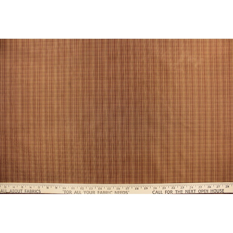 Yarn Dye Stripe Collingwood in Rustic Red