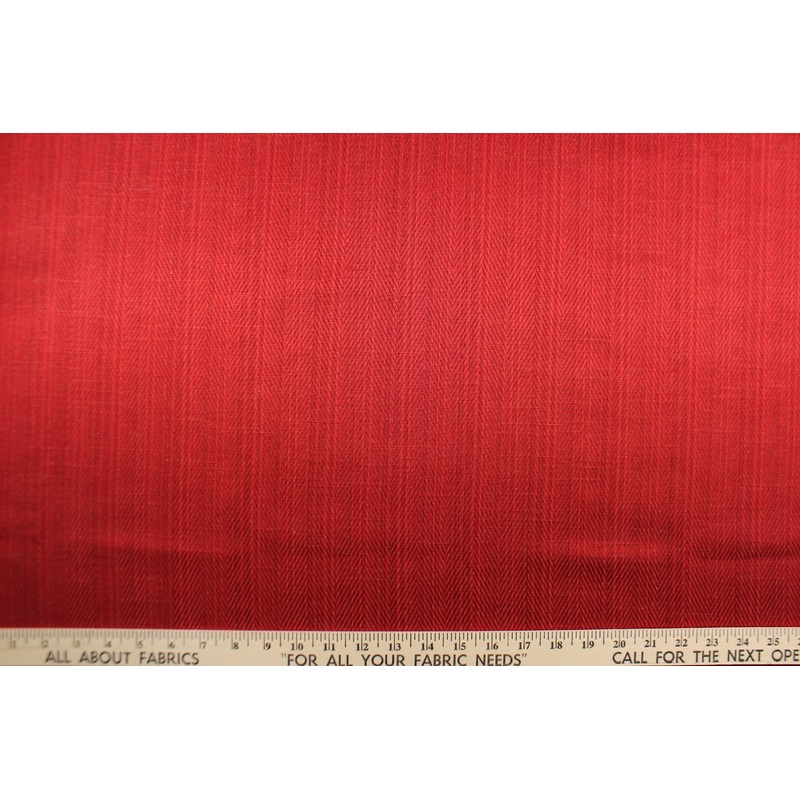 Aria Jacquard Fabric in Tuscan Red