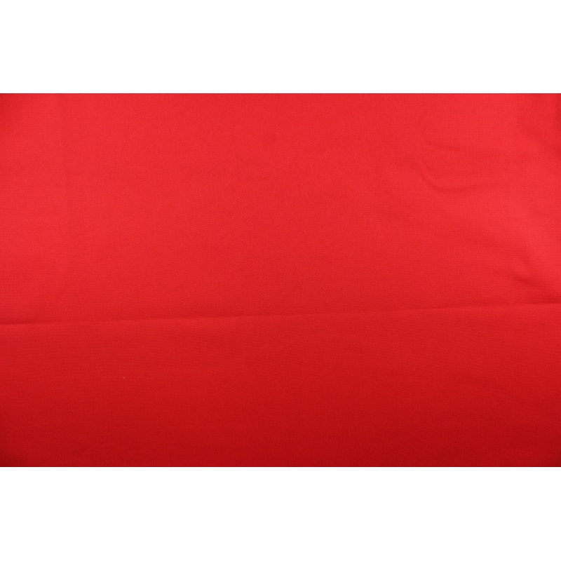 Cotton Blend Twill Fabric in Firetruck Red