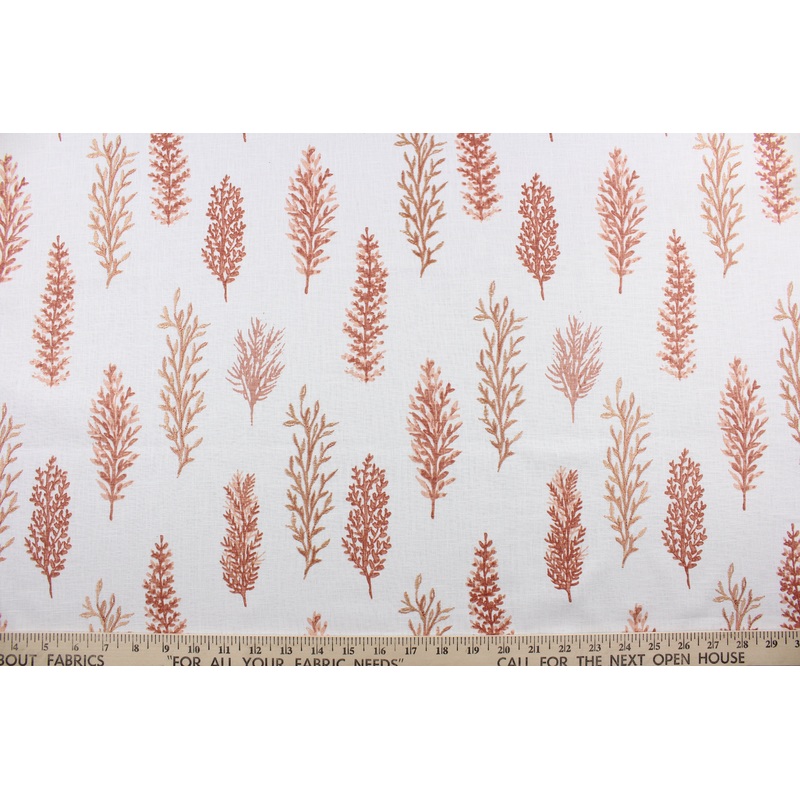 Embroidered Woodlands in Ivory Adobe