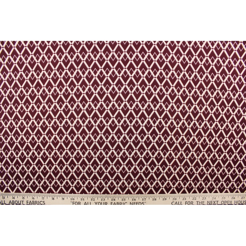Lycra  Diamonds Garnet