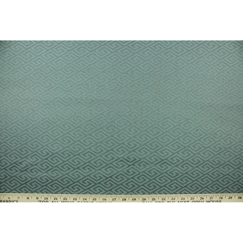 Pennline Greek Key Jacquard Fabric in Moonstar