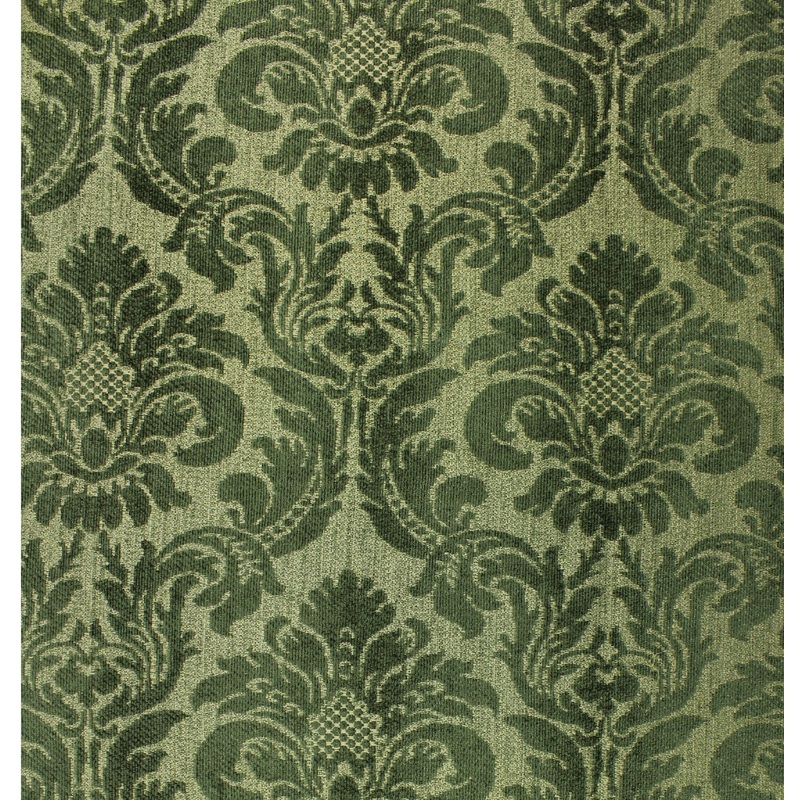 Regal Chenille Fabric in Willow Green
