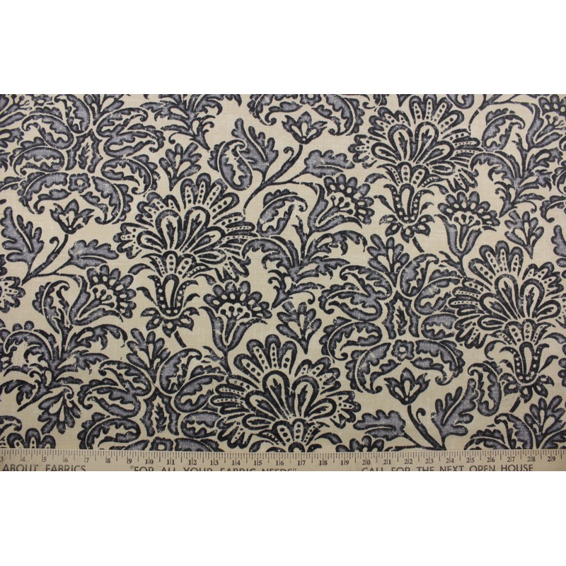 Tommy Bahama Outdoor Fabric Batiking in Noir