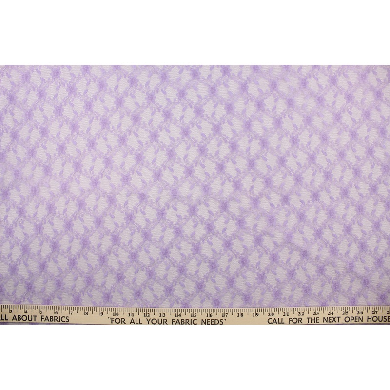 Woven Lace in Purple Flower