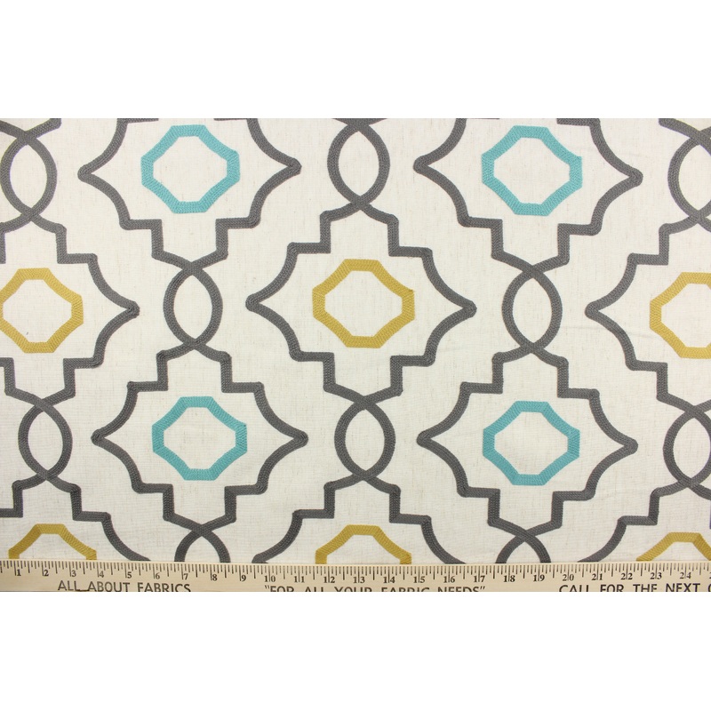 Aiden in Majestic Embroidered Home Dcor Fabric