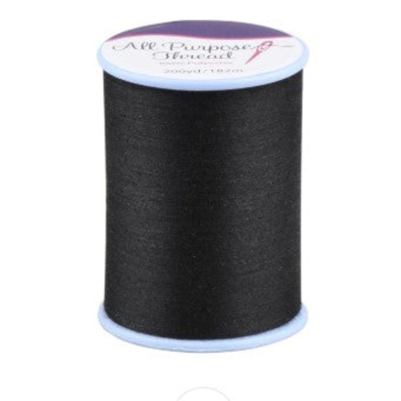 Allary 200 Yard All Purpose Thread-Black
