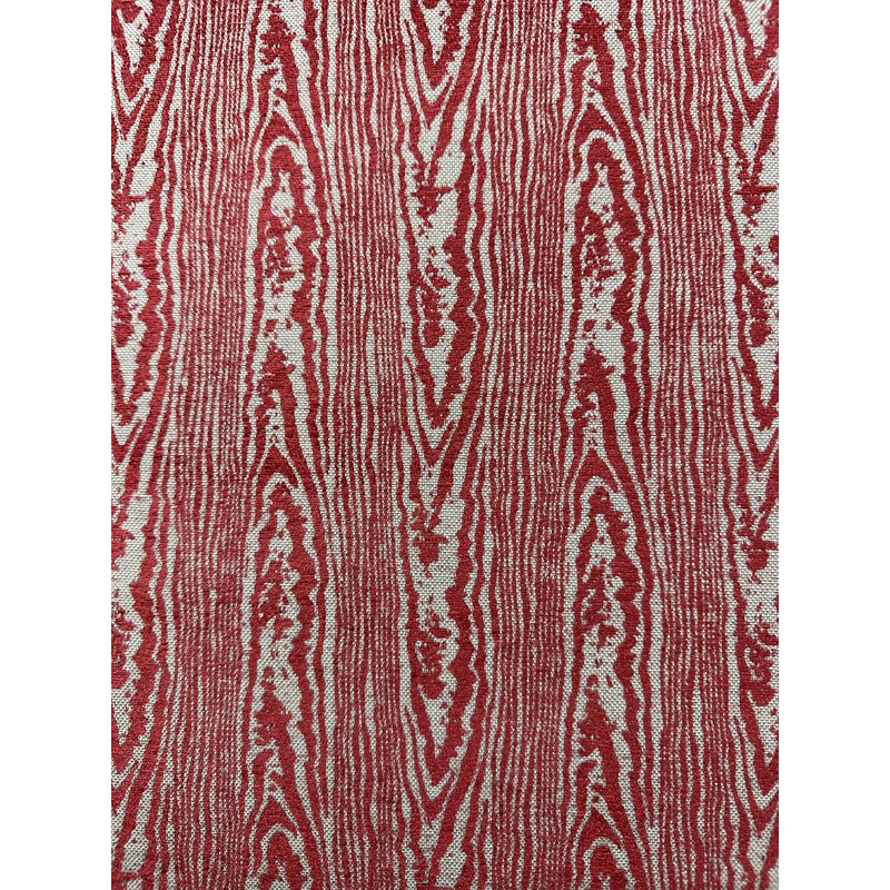 Duralee Soto Faux Bois Chenille Fabric in Cinnamon