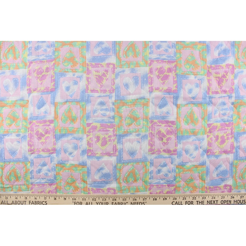 Love Quilting Print in Passion Pink/Purple