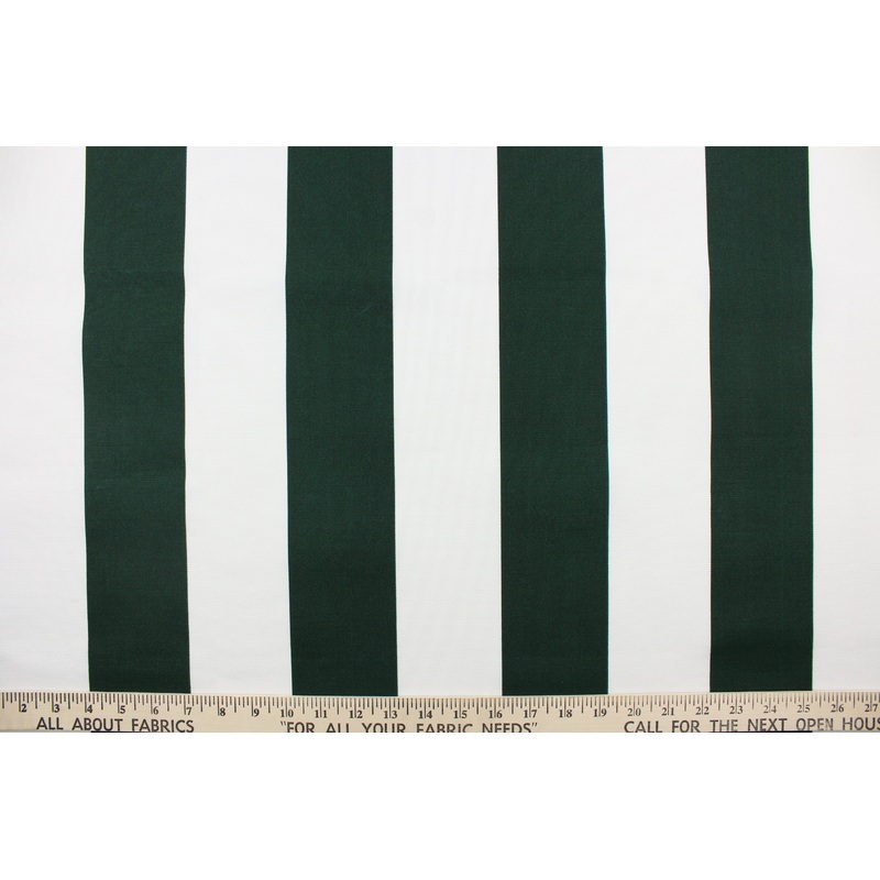 Richloom Solarium Cabana Stripe in Forest