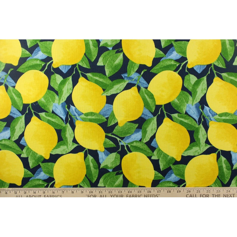 Richloom Solarium Outdoor Citrus in Saphire