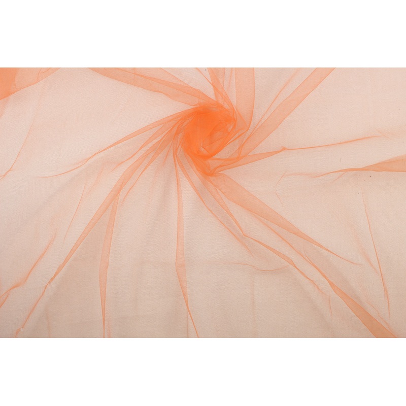 Solid Tulle in Cantaloupe Orange