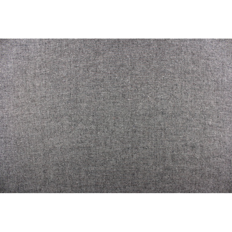 Wool Tweed Fabric in Pewter
