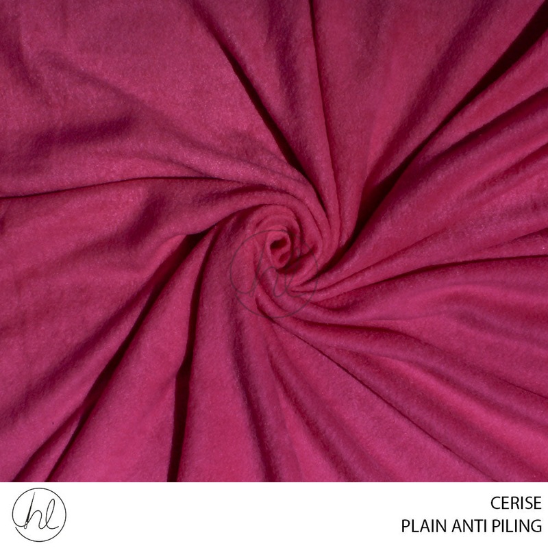 ANTI PILLING PLAIN 150CM CERISE ROLL 001 PIECE
