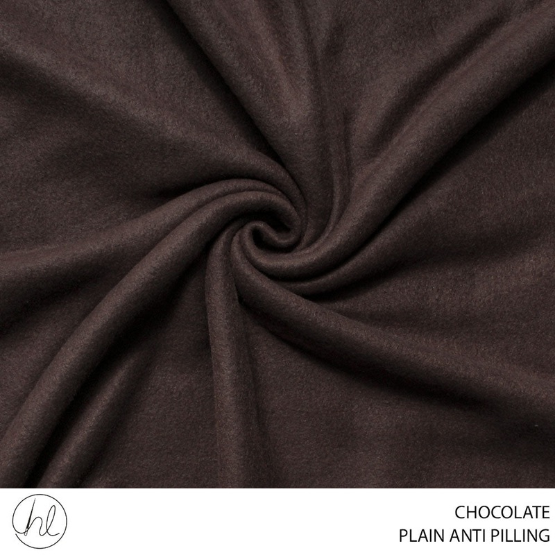 ANTI PILLING PLAIN 150CM CHOCOLATE ROLL 001 PIECE