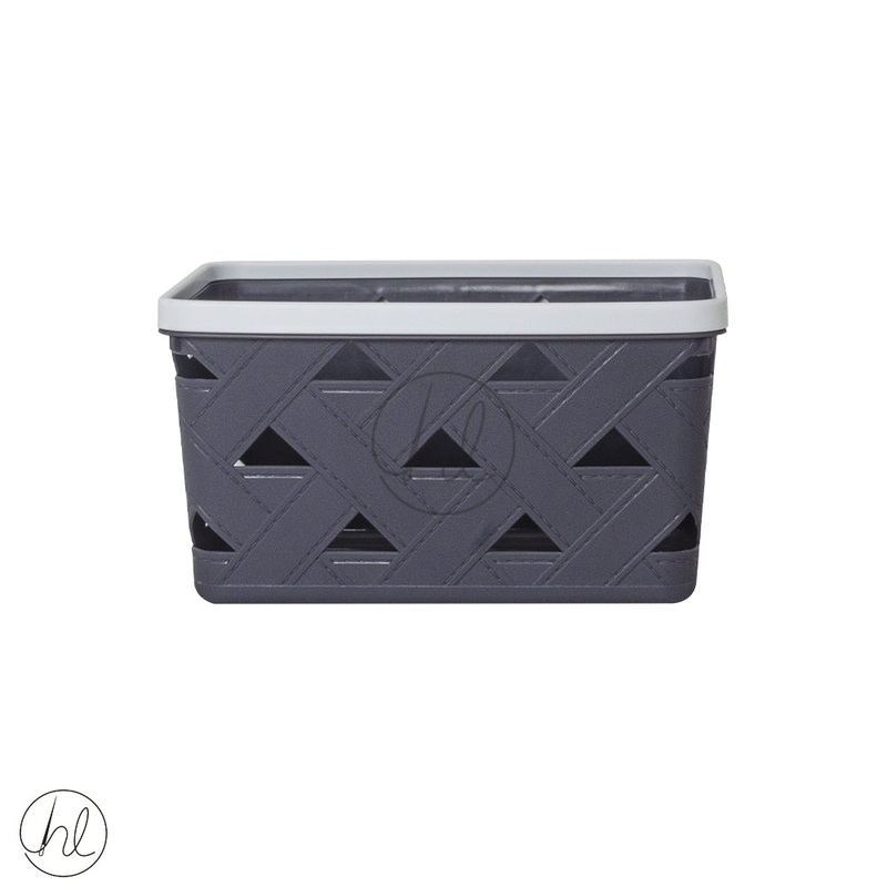 BASKET STORAGE TRIANGLE 550 DARK GREY ABY-4515