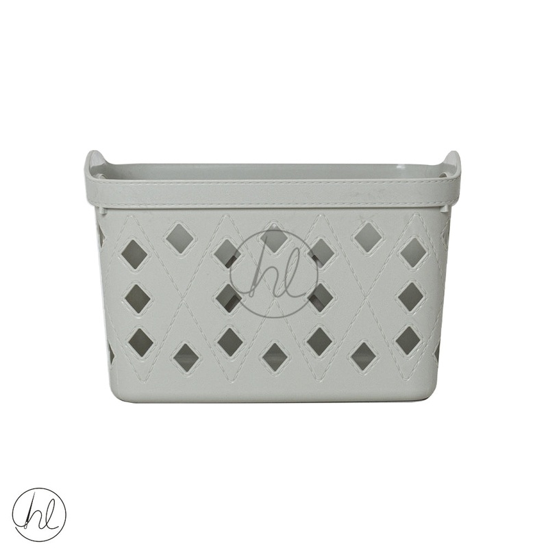 BASKET STORAGE WITH HANDLE  550 GREY ABY-4908