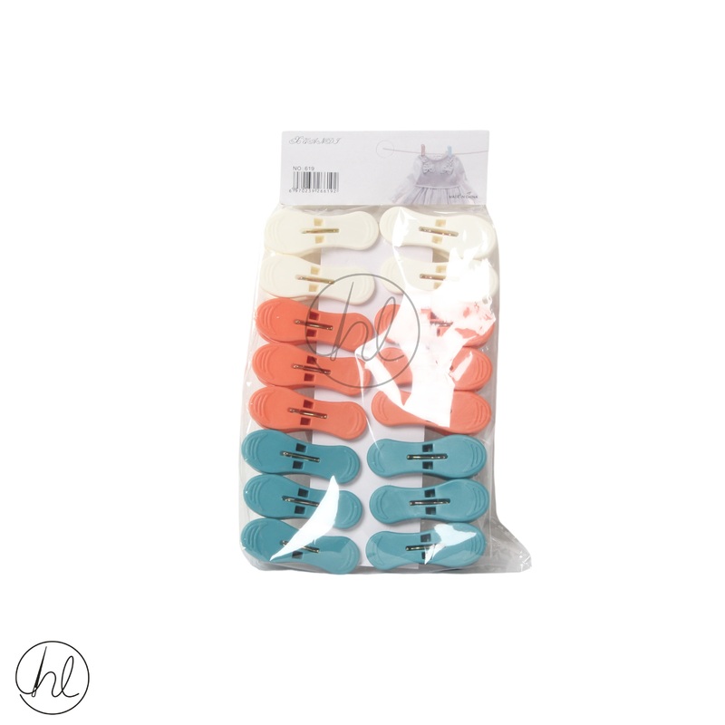 PEGS PLASTIC 16PCE MULTI