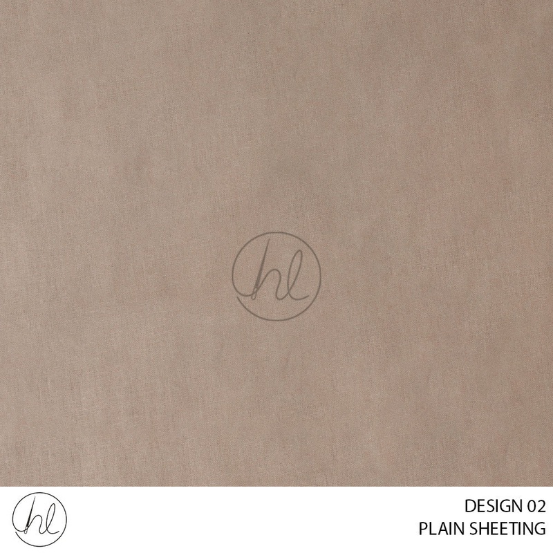 PLAIN SHEETING 42 DESIGN 02 STONE 230CM WIDE