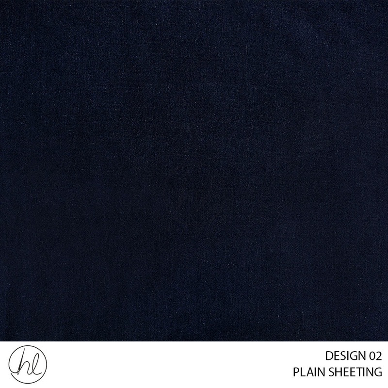PLAIN SHEETING DESIGN 02 230CM PER M NAVY