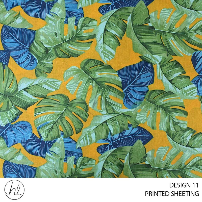 PRINTED SHEETING DESIGN 11 240CM PER M JUNGLE