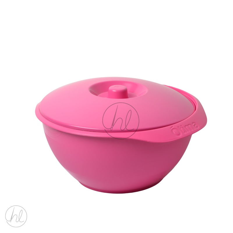 SALAD BOWL WITH LID OTIMA 12L  PINK FREE
