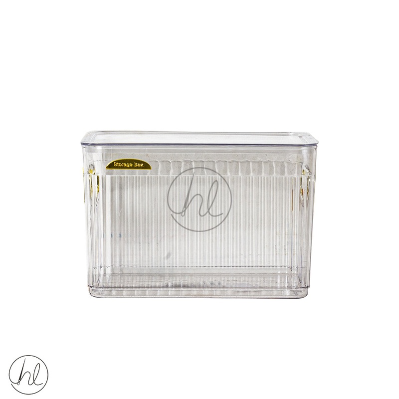 STORAGE BOX WITH HANDLE AND LID 550 CLEAR ABY-4811 SML