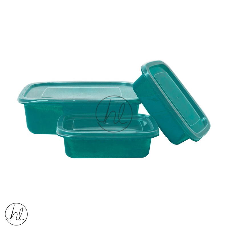 3 PIECE CONTAINER SET 1037 BLUE