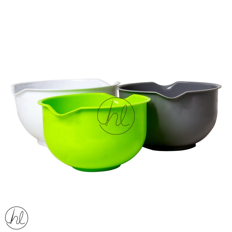 3 PIECE MIXING BOWL SET 024-000027 MULTI COLOUR
