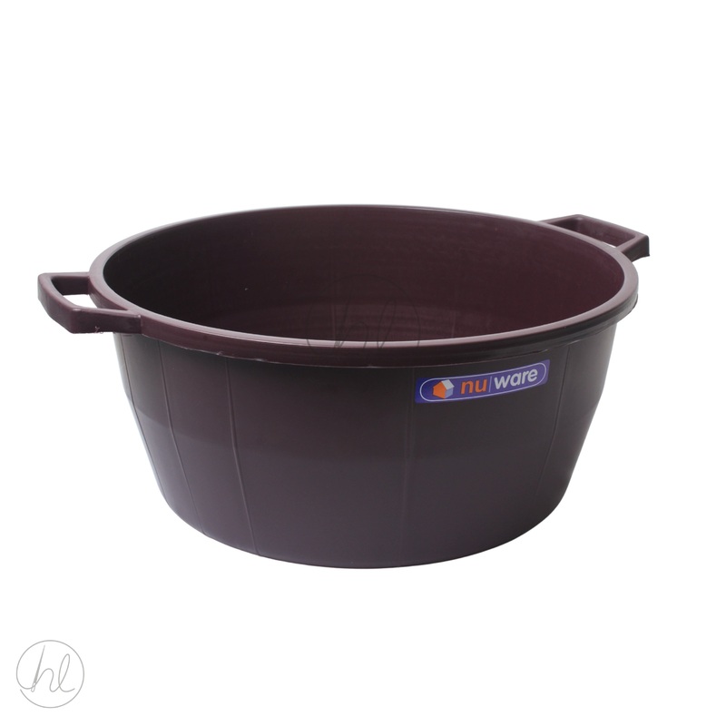 BASIN 47CM RECYCLED HANDLE  MAROON FREE