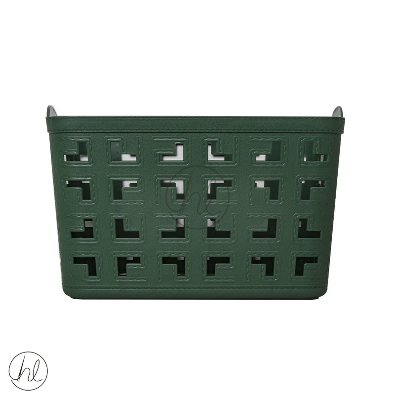 BASKET STORAGE WITH HANDLE 550 GREEN ABY-4905