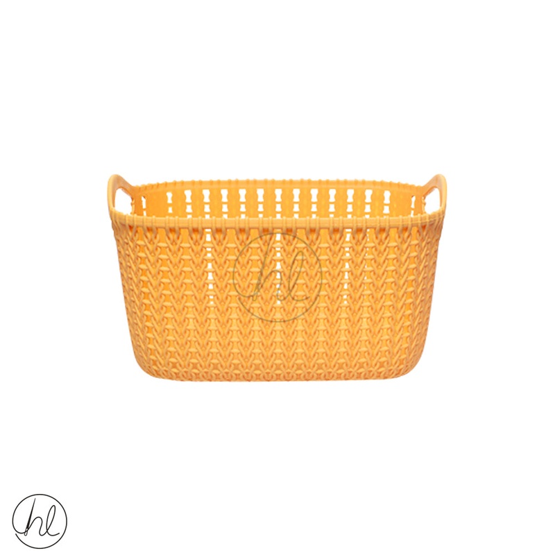 BASKET WITH HANDLE ABY-4029 YELLOW