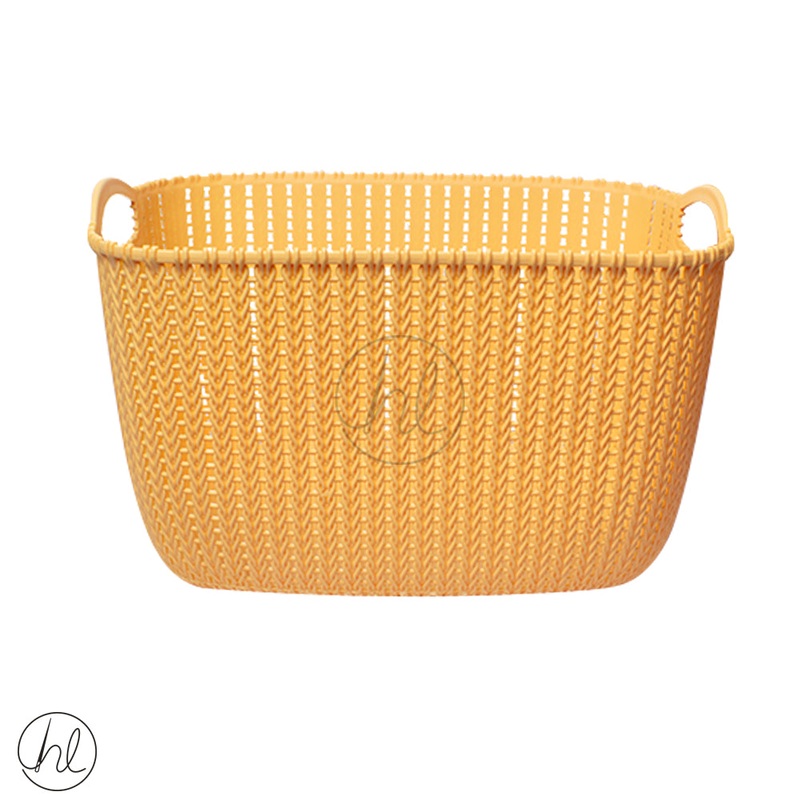 BASKET WITH HANDLE ABY-4031 YELLOW