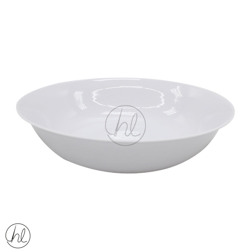 MELAMINE WHITE SALAD BOWL